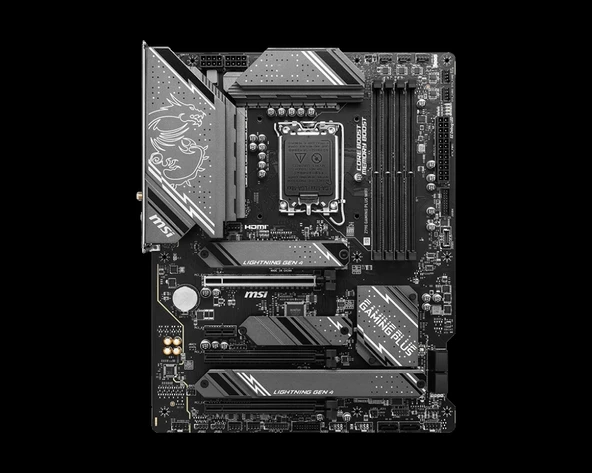 MSI Z790 GAMING PLUS WIFI 7200Mhz(OC) DDR5 M.2 DP HDMI 1700P ürün görseli 1