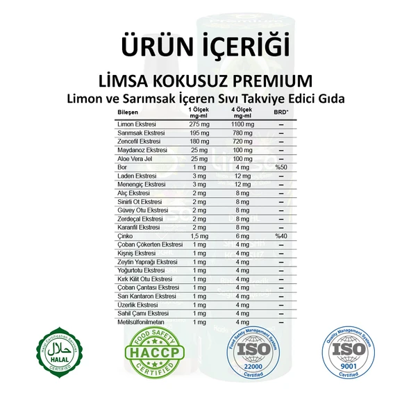 Premium Limsa (Kokusuz) 500 ml - Resim 3
