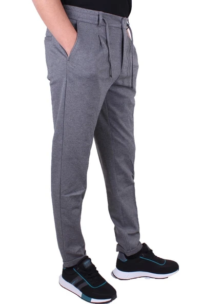 Dagoster DMG23-611275 Gri Normal Bel Double Paça Flota Cepli Erkek  Pantolon ürün görseli 1
