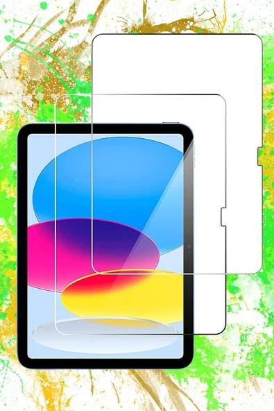 Apple Ipad 10. Nesil 2022 10.9" Nano Kırılmaz Ekran Koruyucu Kırılmaz Şeffaf Cam Koruyucu Tam Uyumlu ürün görseli 1