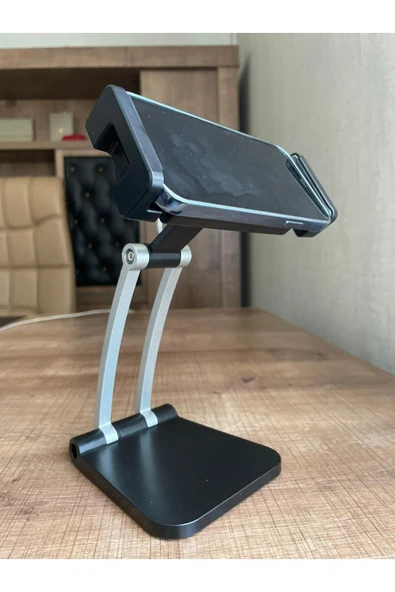 Q010 Model 360 Derece Ayarlanabilir Tablet Telefon Standı - Resim 4
