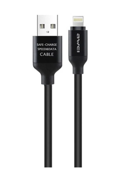 Awei Micro Usb Hızlı Şarj Ve Usb Kablo 1metre Cl-81 Siyah ürün görseli 1