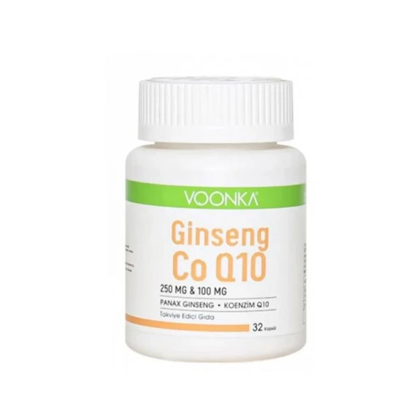 Voonka Ginseng Coenzyme Q10 30 Kapsül ürün görseli 1