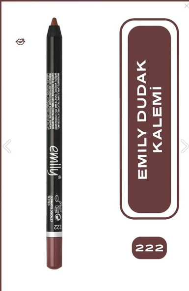 Golden Rose Emily Long Lasting Lip Pencil No: 222 - Dudak Kalemi ürün görseli 1