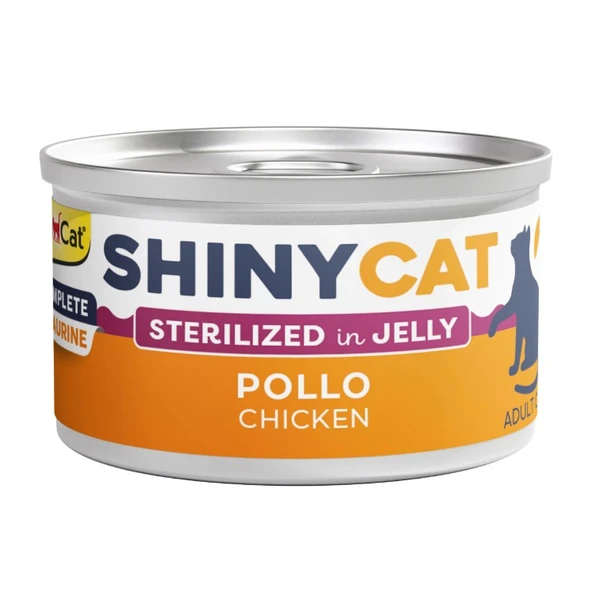 Gimcat Shinycat Sos İçinde Jelly Tavuklu Kısırlaştırılmış Kedi Konserve Maması 70 Gr ürün görseli 1