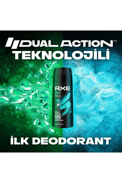 Axe Deodorant Apollo 150 ml - Resim 4