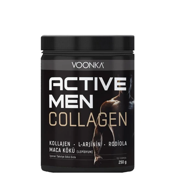 Voonka Collagen Active Man Yeşil Elma 250gr Toz ürün görseli 1
