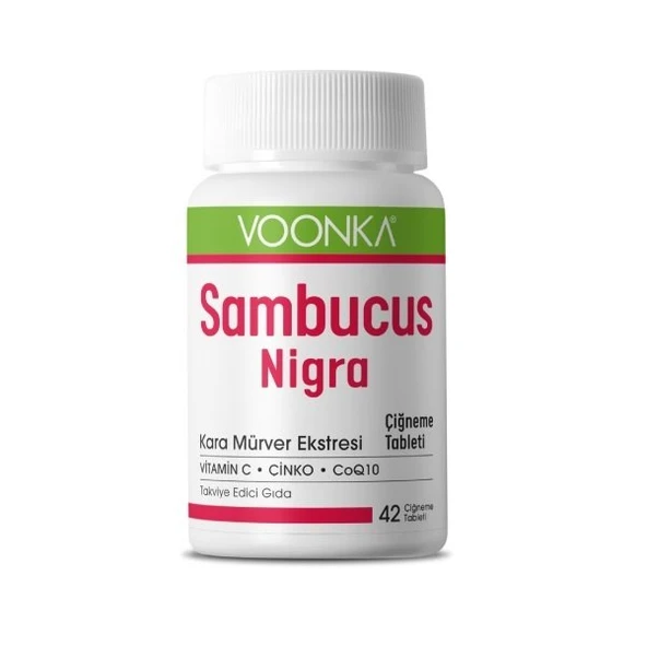 Voonka Sambucus Nigra 42 Çiğneme Tablet ürün görseli 1