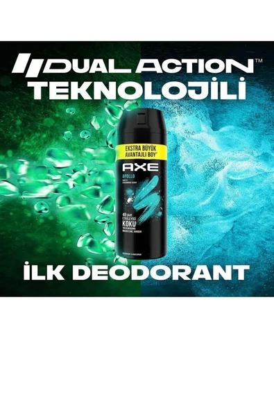 Axe Apollo Deodorant 200 ml - Resim 6