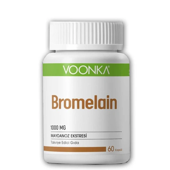 Voonka Bromelain 60 Kapsül ürün görseli 1