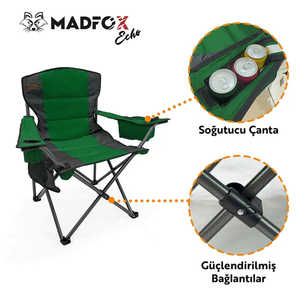 Madfox Echo Katlanır Kamp Sandalyesi - Resim 6