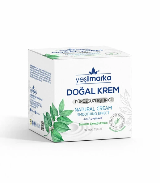 YEŞİL MARKA DOĞAL EL VE VÜCUT KREMİ - PÜRÜZSÜZLEŞTİRİCİ (TÜY AZALTICI) 50 ML ürün görseli 1
