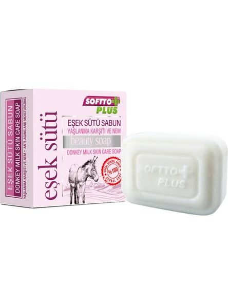 SOFTTO PLUS EŞEK SÜTÜ SABUNU 150 GR ürün görseli 1