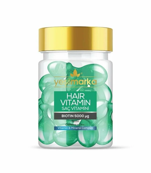 YEŞİL MARKA SAÇ VİTAMİNİ / BİOTİN 5000 15 ML ürün görseli 1