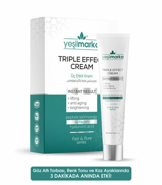 YEŞİL MARKA TRİPLE EFFECT KREM- TEKLİ 15 ML ürün görseli 1