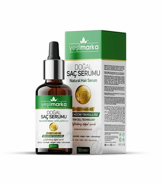 YEŞİL MARKA DOĞAL SAÇ SERUMU 50 ML ürün görseli 1