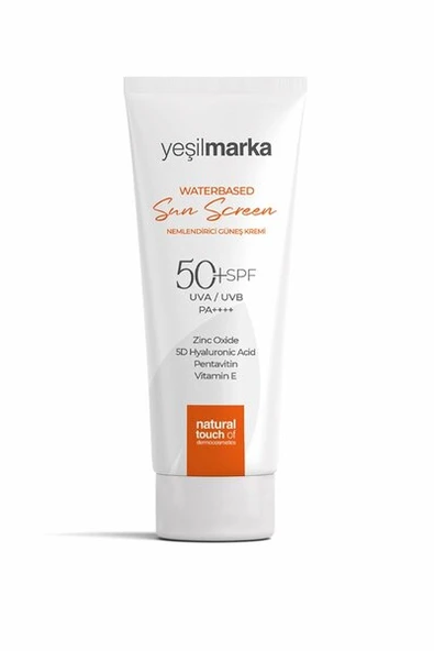 YEŞİL MARKA SU BAZLI NEMLENDİRİCİ GÜNEŞ KREMİ (50 SPF) 50 ML ürün görseli 1