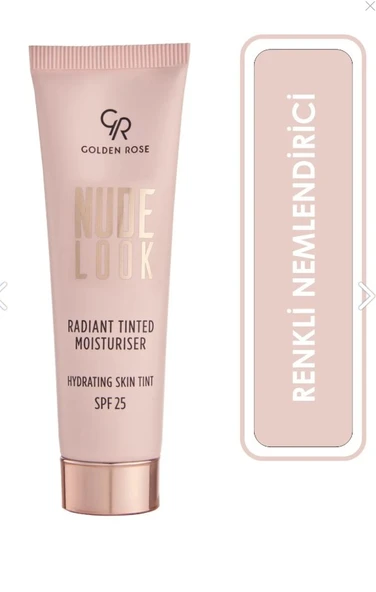 Golden Rose Nude Look Radiant Tinted Moisturiser No: 02 Medium Tint - Renkli Nemlendirici Spf 25 ürün görseli 1