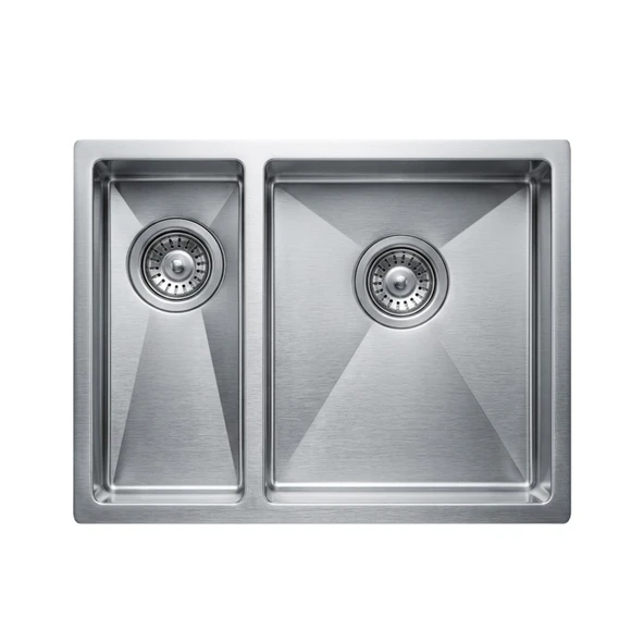 Livinox 10_344017R10 34x40x17cm 1,5 Gözlü Damlalıksız Polisajlı Küçük Göz Solda Paslanmaz Çelik Eviye ürün görseli 1
