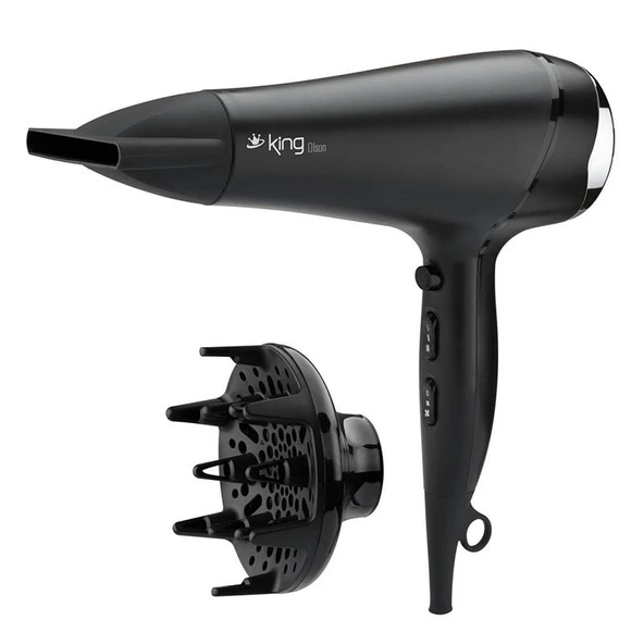 King Ksk 435 Olson 2200 W Saç Kurutma Makinesi Silver ürün görseli 1