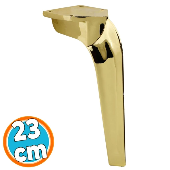 Mobilya Kanepe Tv Ünitesi Koltuk Ayağı 23 Cm Gold Altın Konsol Ayakları ürün görseli 1