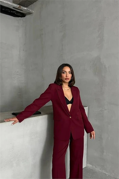 Dipmoda kadın gold düğme detaylı blazer ceket DPG077 ürün görseli 1