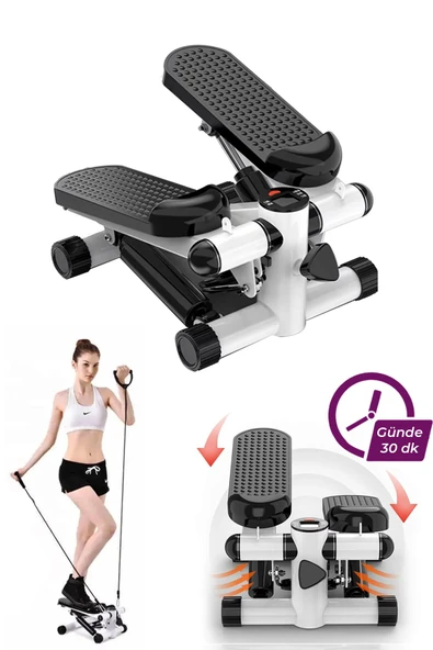 Relax Çift Amortisörlü Çift Direnç İpli Stepper, Dijital Göstergeli ürün görseli 1