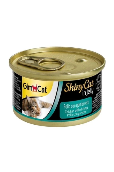 Gimcat ShinyCat Tavuk Karides Jöleli Kedi Konservesi 70 Gr ürün görseli 1