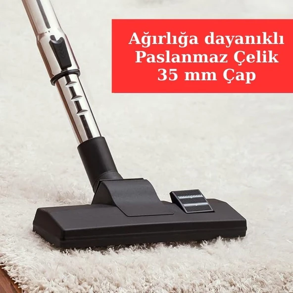 Philips Power Pro Compact Paslanmaz Çelik Teleskopik Süpürge Borusu - Resim 5