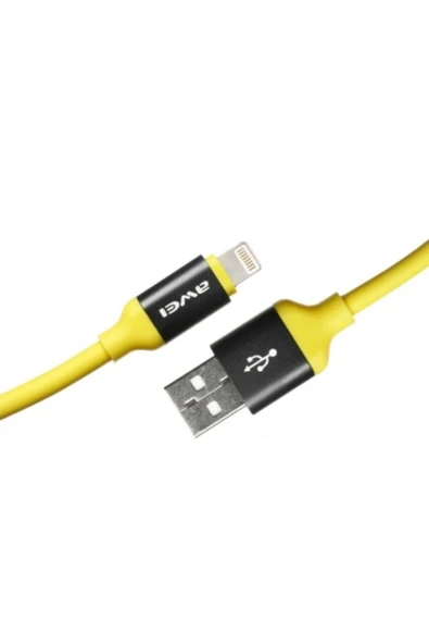 Cl-80 Lightning 1 Metre Hızlı Şarj Ve Data Kablo - Sarı ürün görseli 1
