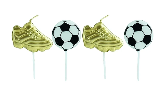 Futbol Temalı Mum 5 li ürün görseli 1