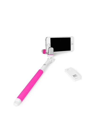 Xs Xsories Me-shot Deluxe Bluetooth Monopod Selfie Çubuğu Pembe ürün görseli 1