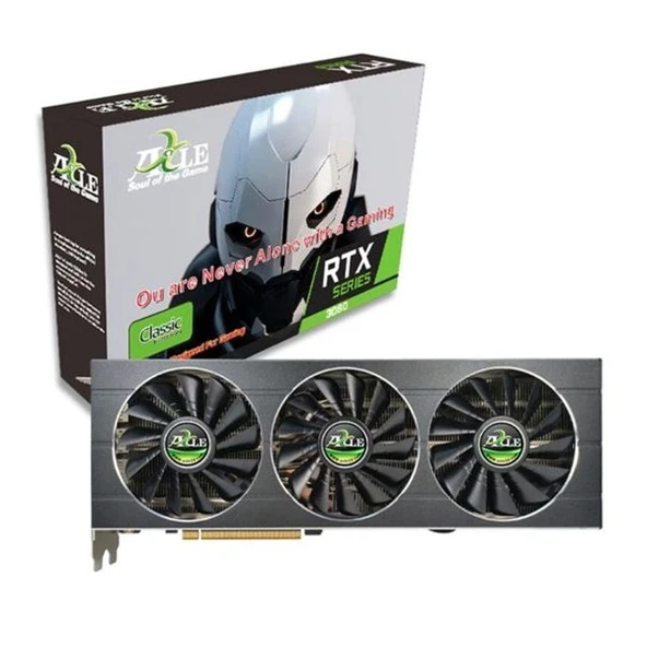 AXLE RTX3080Ti 12GB 12GD6XP4IP3 GDDR6X 384bit HDMI DP PCIe 16X v4.0 ürün görseli 1