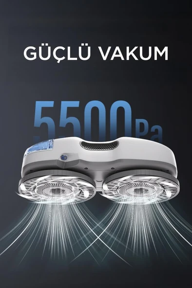 Hutt Akıllı Cam Silme Temizleme Robotu C7 - Resim 7