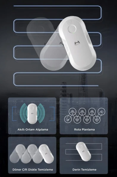 Hutt Akıllı Cam Silme Temizleme Robotu DDC56 - Resim 6