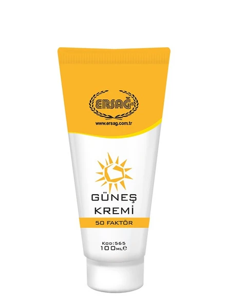 ERSAĞ GÜNEŞ KREMİ 50 FAKTÖRLÜ 100 ML. ürün görseli 1