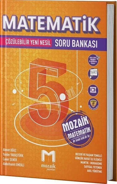 5. Sınıf Matematik Soru Bankası Mozaik Yayınları ürün görseli 1