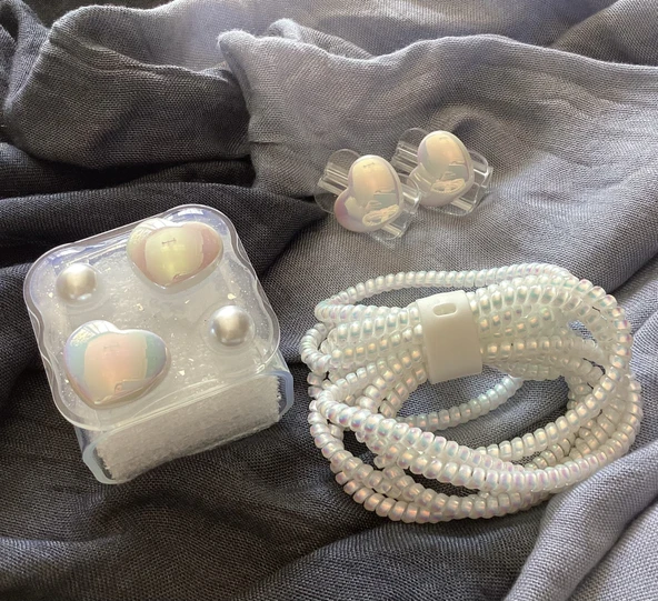 Brokoli Home iPhone 18W/20W Uyumlu Şarj Kılıfı, Şarj Kablosu Örme Aparatı, Kablo Koruyucu Aparatı,İ ürün görseli 1