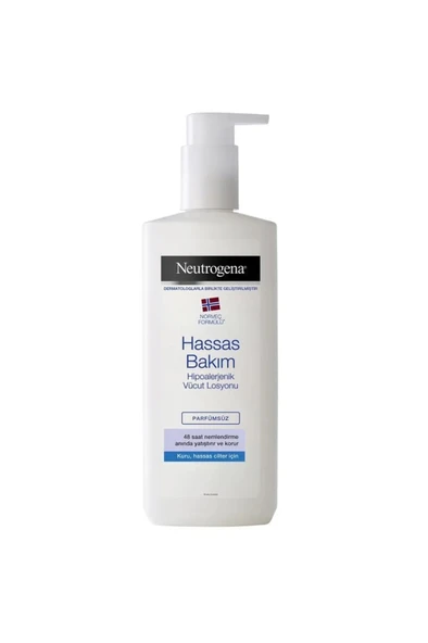 Neutrogena Hassas Bakım Vücut Losyonu Parfümsüz 400 ml ürün görseli 1