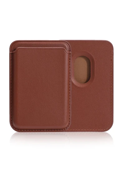 Magnetik Cardsafe Kartlık-kahverengi ürün görseli 1