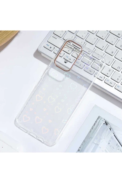 Xiaomi Redmi Note 11T 5G Kılıf Renkli Transparan Parlak Desenli Sert Kapak (SİDNEY) ürün görseli 1