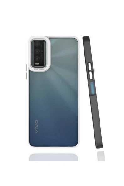 Vivo Y11S Kapak Mat Yüzeyli Kamera Korumalı Renkli Silikon Kılıf (MİMA) ürün görseli 1