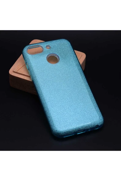 General Mobile 8 Go Kılıf Renkli Parıltılı Simli Işıltılı Silikon Kapak (shining) ürün görseli 1