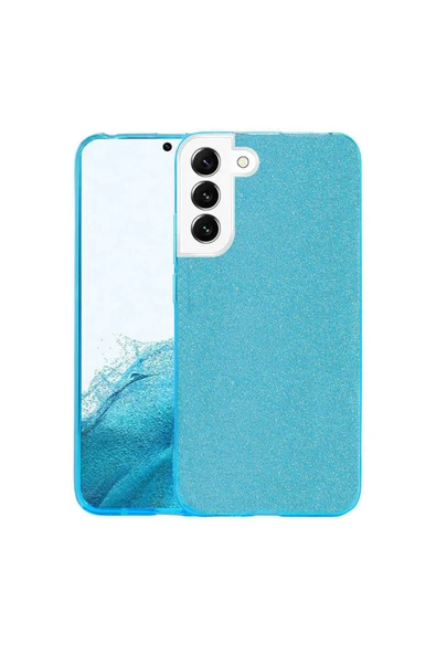 Samsung Galaxy S22 Plus Kılıf Renkli Parıltılı Simli Işıltılı Silikon Kapak (shining) ürün görseli 1