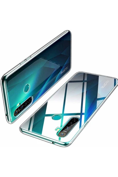 Realme 6 Şeffaf Kılıf Yumuşak Ince Tasarımlı Kapak (süper) ürün görseli 1