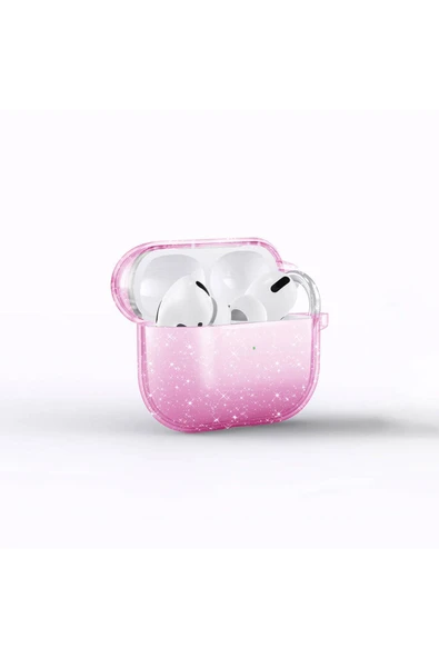 Apple Airpods 3. Nesil Uyumlu Kılıf Allstar Parlayan Simli Saydam Renkli (Airbag 32) ürün görseli 1