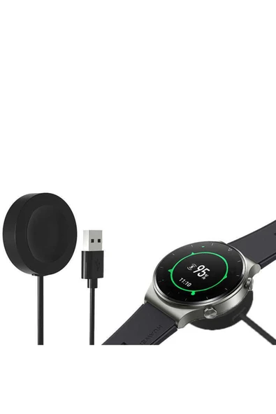 Huawei Watch 3 46mm Uyumlu Usb Şarj Kablosu Güvenli Şarj Aktarımı ürün görseli 1