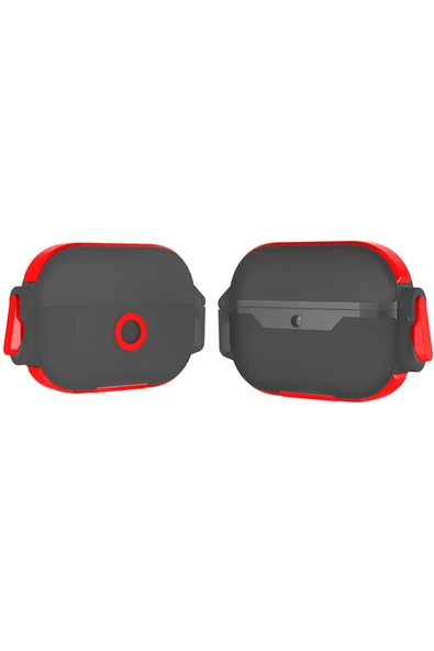 Air-Pods Pro Zore Airbag 34 Darbelere Karşı Dayanıklı Kılıf-Kırmızı ürün görseli 1
