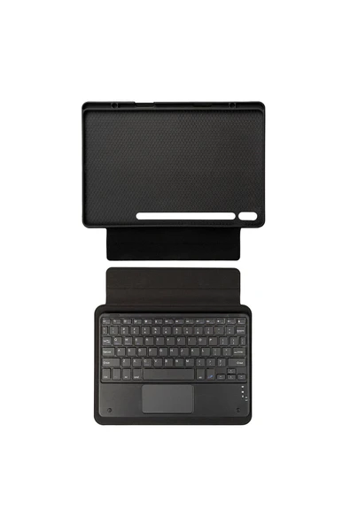 Samsung Galaxy Tab S9 Heptekiletişim Keyboard Bluetooh Bağlantılı Standlı Klavyeli Tablet Kılıfı- ürün görseli 1