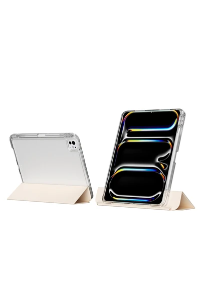 Apple iPad Air 13 2024 Tablet Kılıf Ayrılabilen Magnetik Airbagli Ultra Korumalı Kapak (Sliding) ürün görseli 1